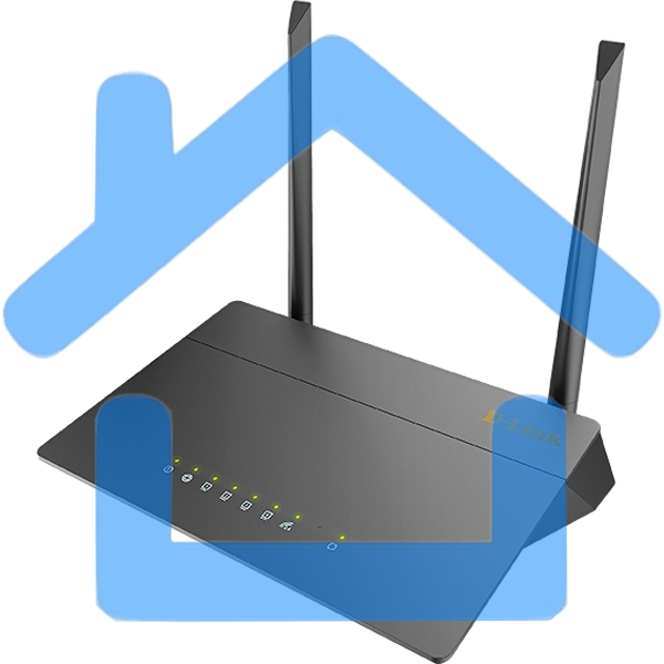 Маршрутизатор D-Link Беспроводной маршрутизатор N300 с гигабитным оптическим WAN-портом