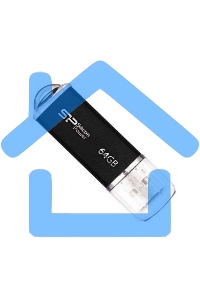 Флешка USB Silicon Power R/W USB 64 Gb Ultima II SP064 Gb,UF2M01V1K USB 2.0, черный