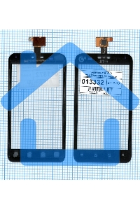 Сенсорное стекло (тачскрин) для ZTE V807 Blade C YZ-CTP465-FPC-V1, черное