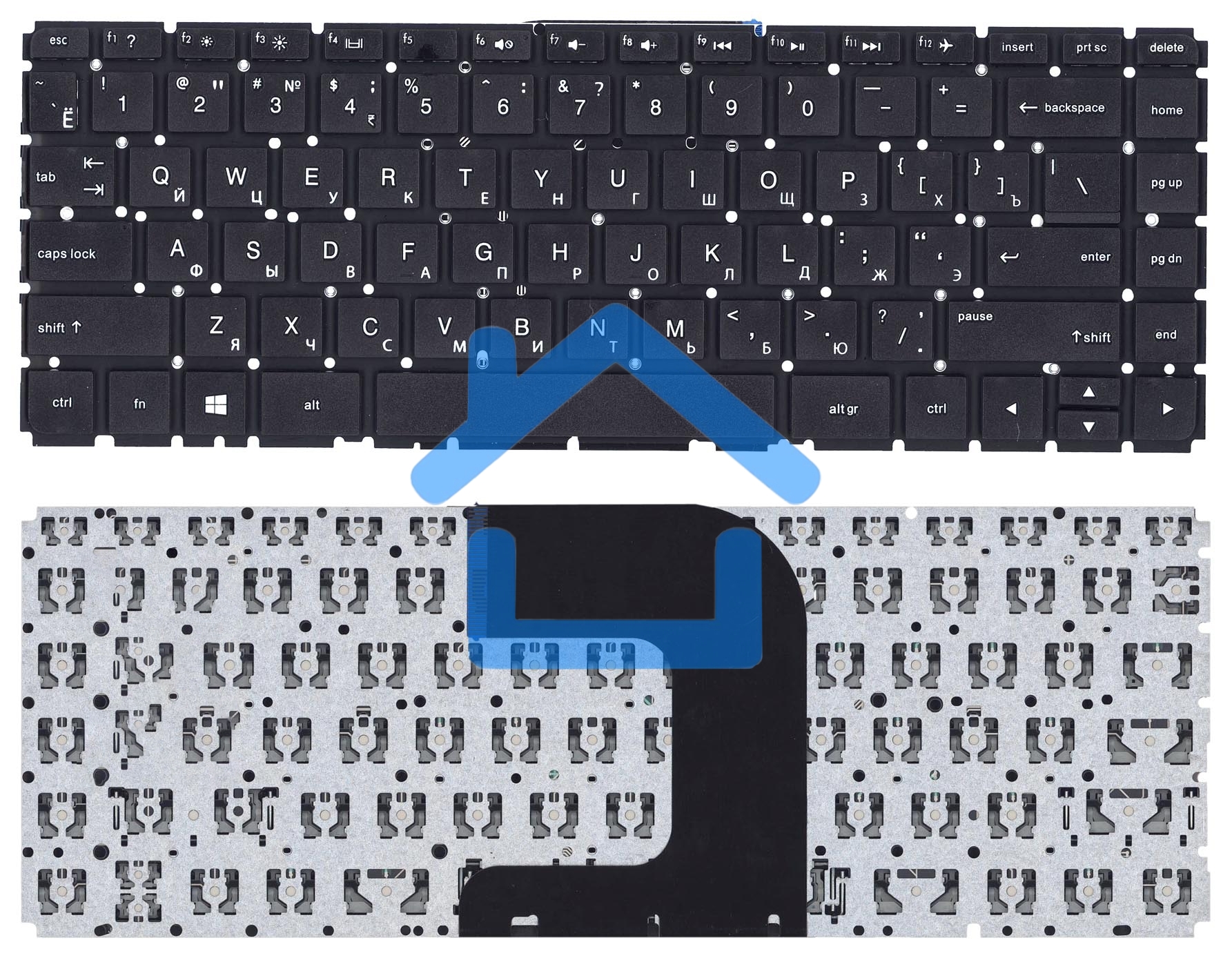 Клавиатура для ноутбука HP Pavilion 14-AC черная
