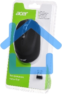 Мышь беспроводная Acer OMR050 черный, 1600 dpi, радиоканал, Bluetooth, USB, кнопки - 6