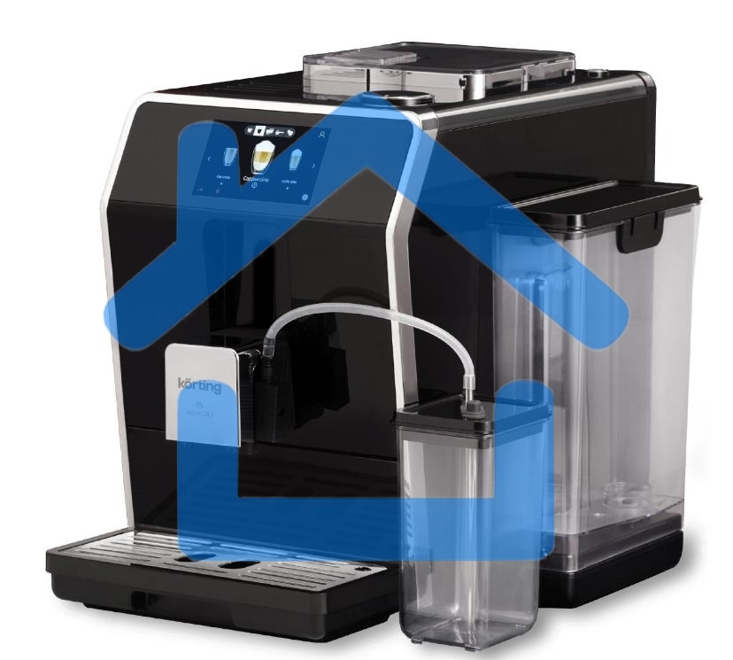 Кофемашина автоматическая Korting KACM 2004 ADAGIO черный, молотый/зерновой, 1.5 л, 1580 Вт, 20 бар