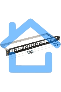 Патч-панель наборная Lanmaster LAN-PPN24OK-STP 19