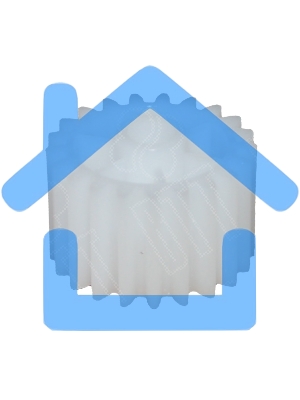 Шестерня привода печки HP 21T LJ 2410/2420/2430