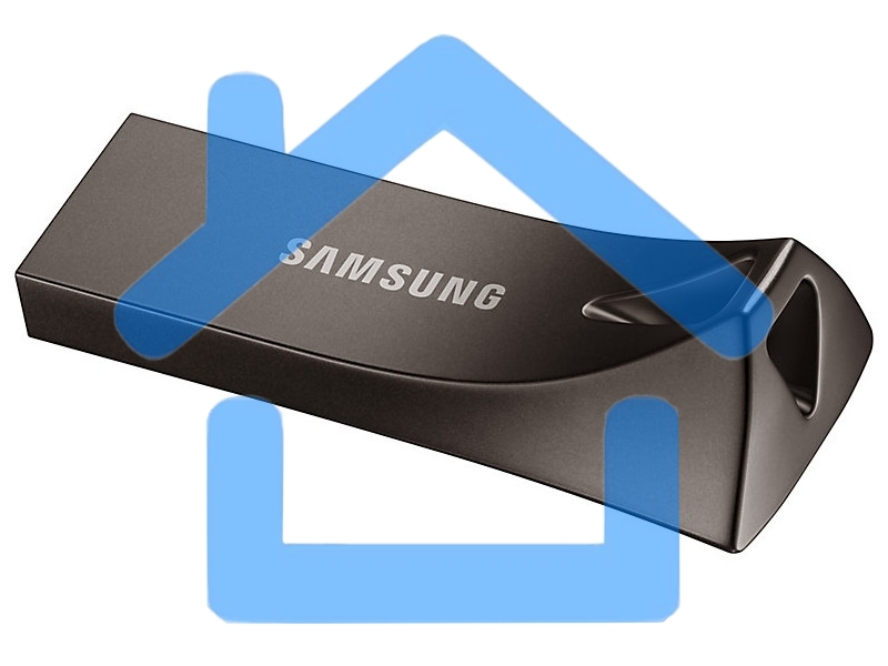Флешка USB R/W 64Gb USB Drive <USB 3.1> Samsung BAR Plus (up to 300Mb/s) (MUF-64BE3/APC) серебристый