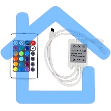 Контроллер инфракрасный LED RGB (IR) 12 V/6 A инфракрасный (IR) LAMPER