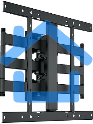 Кронштейн для LCD Holder LCD-SU6602-B черный, диагональ экрана 32″–90″до 45кг.