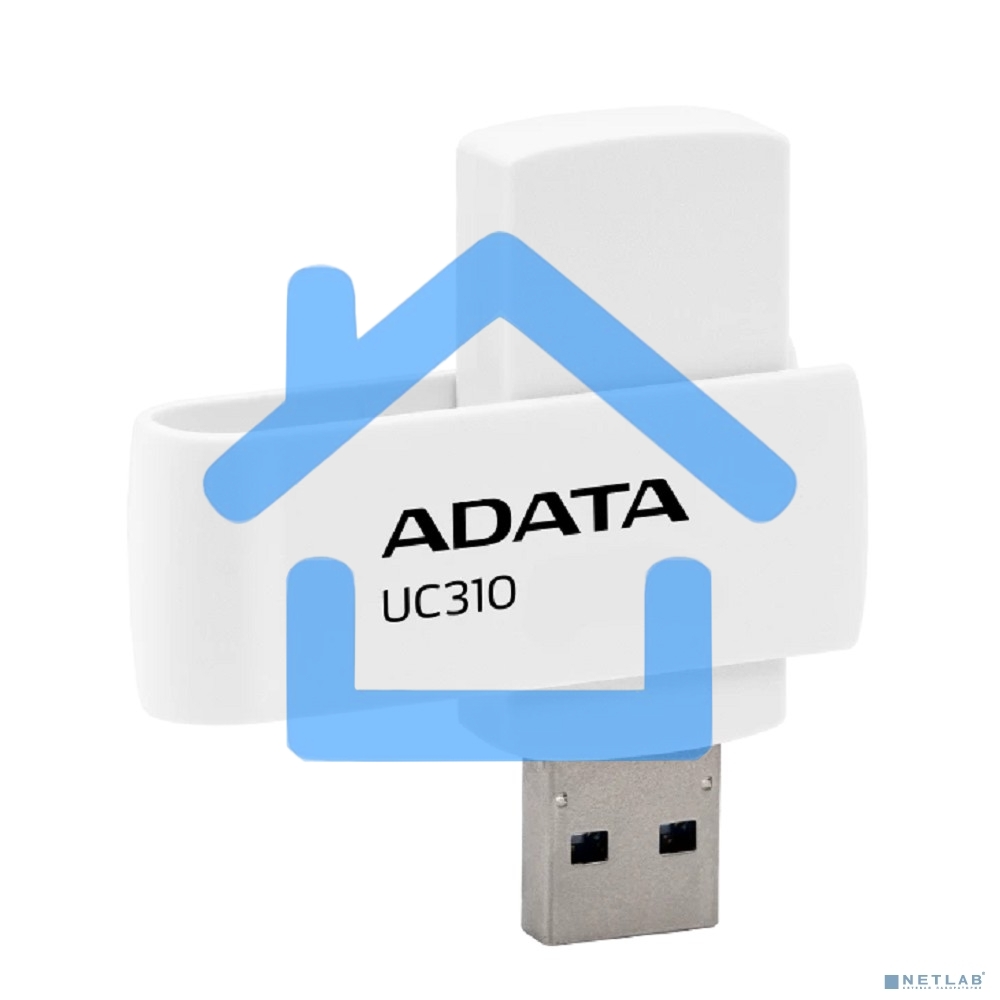 Флешка USB R/W ADATA R/W USB3 64Gb WHITE UC310-64G-RWH