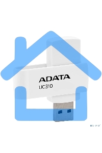 Флешка USB ADATA UC310 (UC310-64G-RWH), 64 Gb, USB 3.2 Gen 1, R/W 100/30, белый