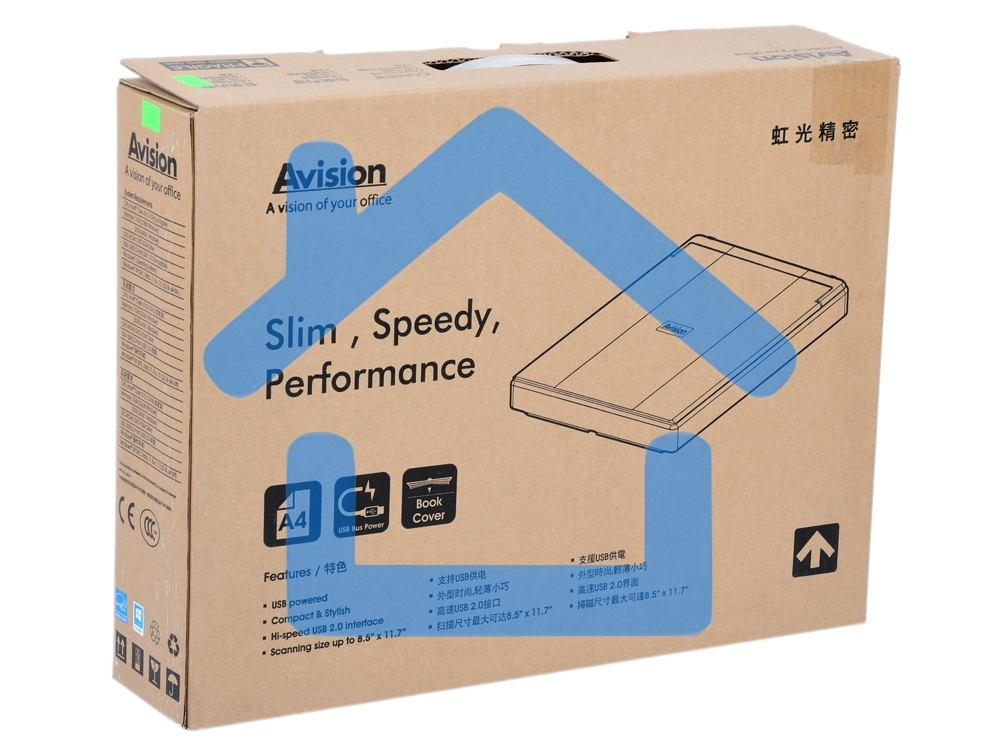 Планшетный сканер Avision FB10, Формат А4