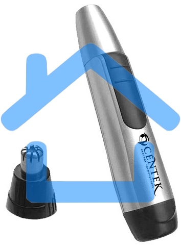 Триммер Centek CT-2180 (серый/черный) для носа и ушей, питание 1хАА (в комплекте не поставляются)