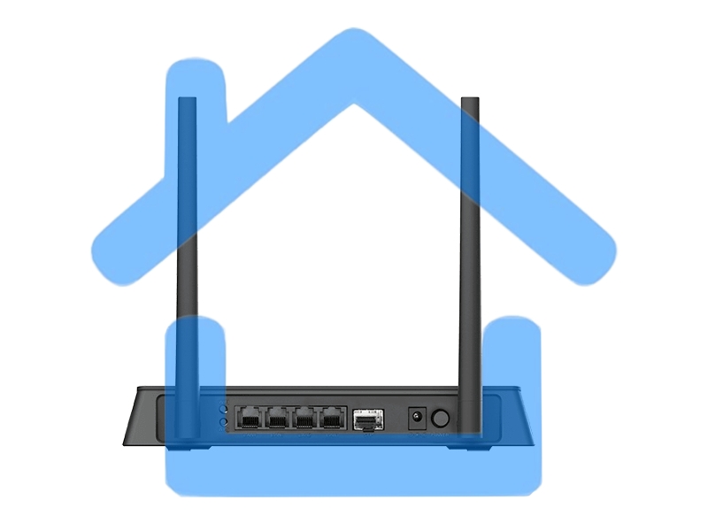Маршрутизатор D-Link Беспроводной маршрутизатор N300 с гигабитным оптическим WAN-портом