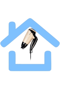 Фен Centek CT-2209 BLG черный/золотой перламутр 1600Вт, складная ручка, концентратор