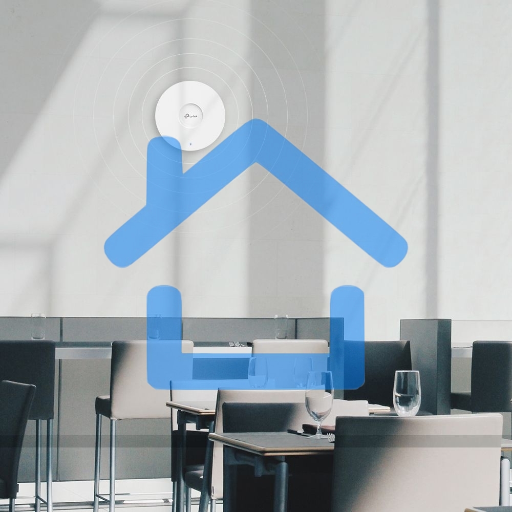 Потолочная двухдиапазонная точка доступа Wi-Fi TP-Link EAP610 AX1800