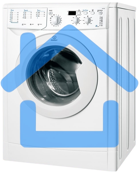 Стиральная машина Indesit IWUD 4105 белый, загрузка фронтальная 4 кг, 1000 об/мин., класс: А