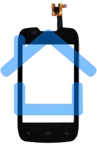 Сенсорное стекло (тачскрин) для Fly IQ431 IQ432, черное