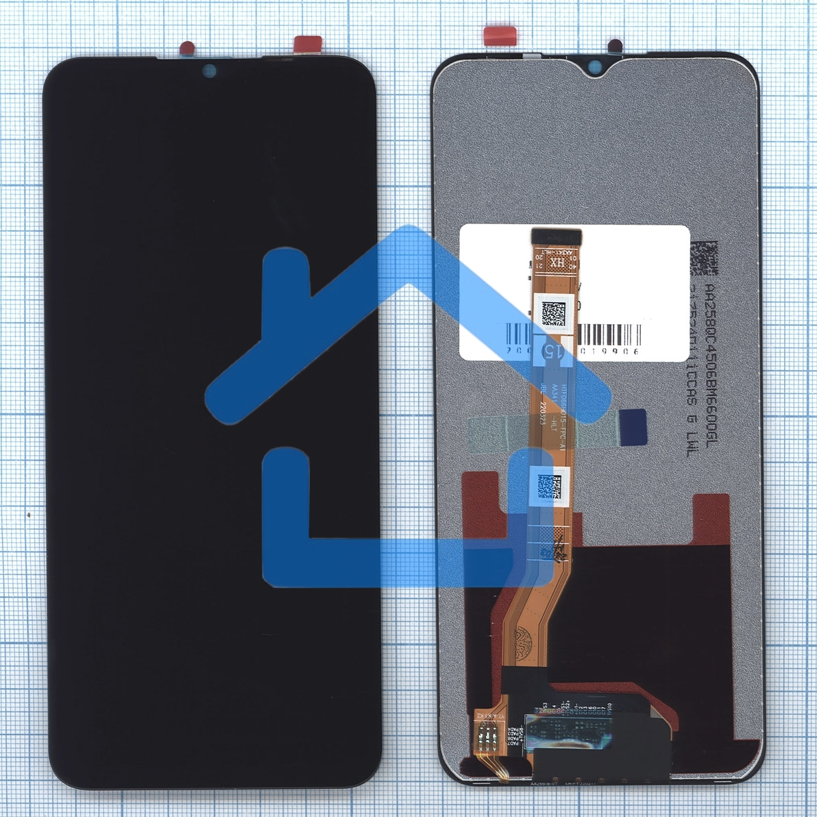 Дисплей для OPPO A57s/A57 (CPH2385) в сборе с тачскрином черный