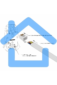 Телефонный разъем RJ-12(6P6C)