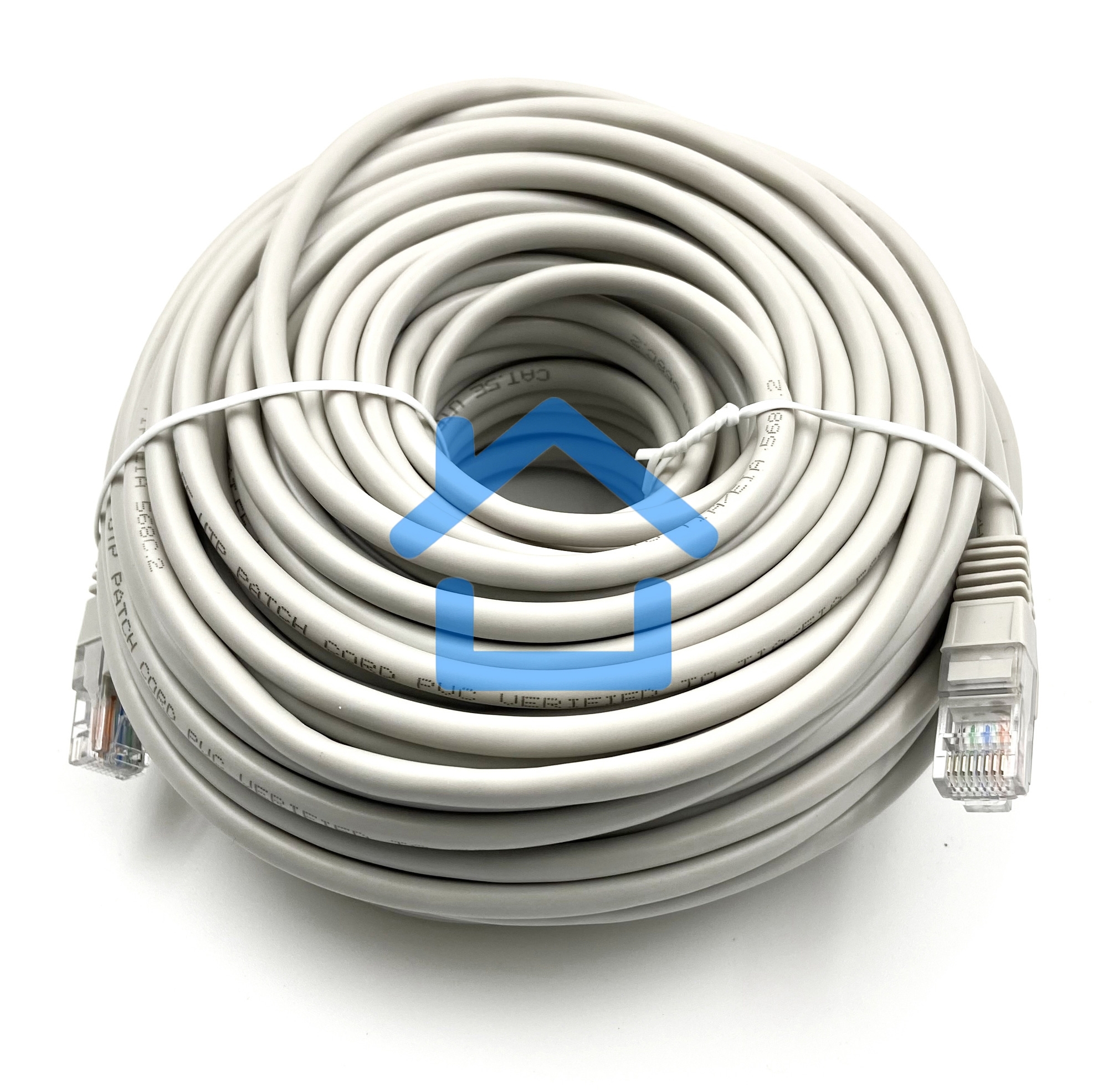 Патч-корд Buro UTP cat5E 30м серый RJ-45 (m)-RJ-45 (m)