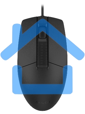 Мышь проводная A4Tech OP-330S черный, 1200 dpi, USB, кнопки - 3