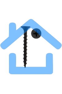 Саморез гипсокартон-дерево KRANZ 3.5х35, пакет (50 шт./уп.)