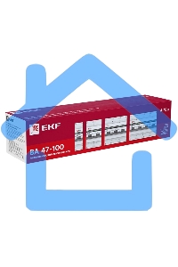 Выключатель автоматический модульный 3п D 125А 10кА ВА 47-100 PROxima EKF mcb47100-3-125D-pro