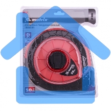 Рулетка геодезическая Matrix 50 м х 15 мм, закр. корп., фибергласс. лента, двухст. шкала, PRO