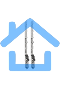 Пилка для электролобзика 75 мм 20 з/д 2-20 мм фигурный рез T101AO (2 шт./уп.) (дерево) Kranz