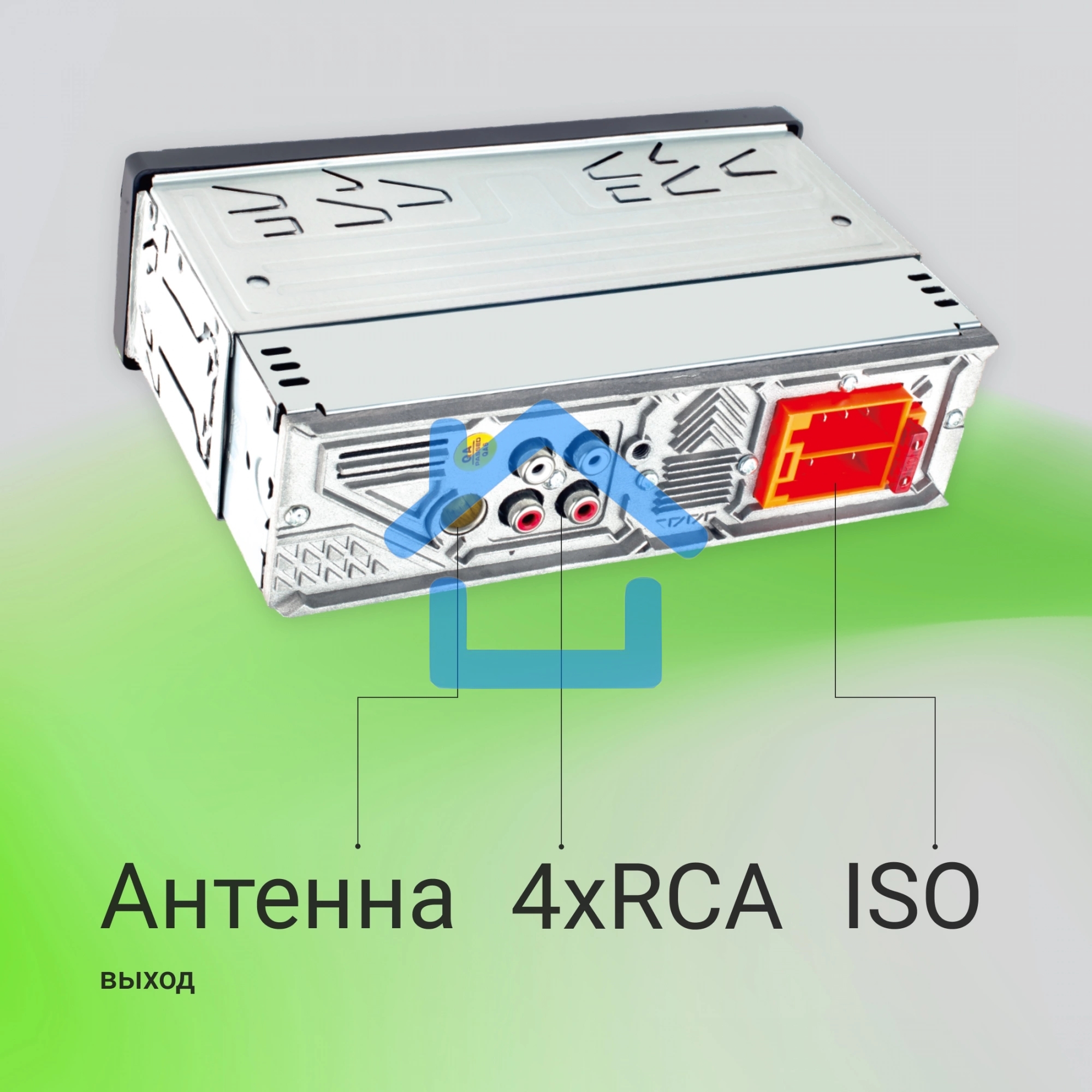 Автомагнитола Digma MCP-515 1DIN 4x45Вт v5.0 USB 2.0 AUX 4 ПДУ