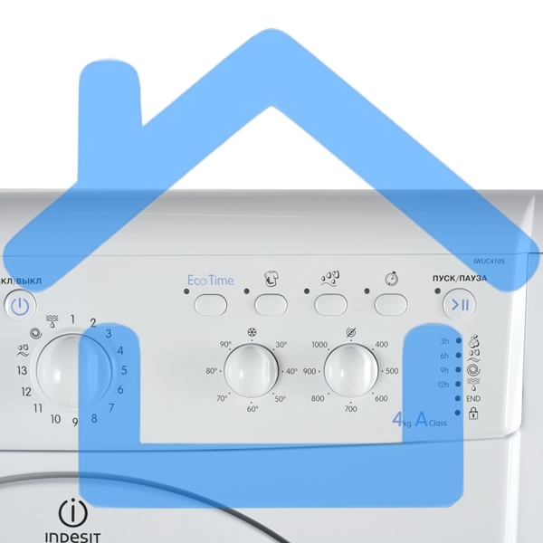 Стиральная машина Indesit IWUC 4105 белый, загр. фронтальная макс.: 4 кг 1000 об/мин класс: А