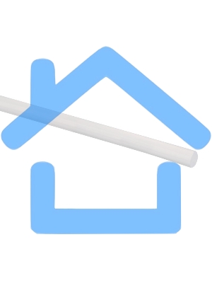 Стержни клеевые Rexant Ø 7 мм, 200 мм, прозрачные (10 шт./уп.) (хедер)