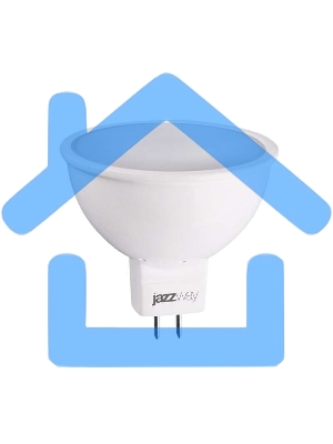 Лампа светодиодная PLED-ECO-JCDR 5Вт 4000К белый GU5.3 400лм 220-240В JazzWay 1037107A