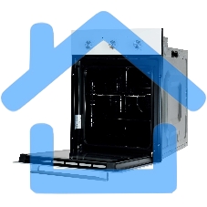 Духовой шкаф LEX EDM 4570 WH 55 л, таймер, 7 функций, встраиваемый