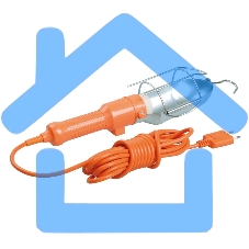 Светильник переносной УП-1P пл. вил. с выкл. 2Р 10м ИЭК WSP20-10-K09