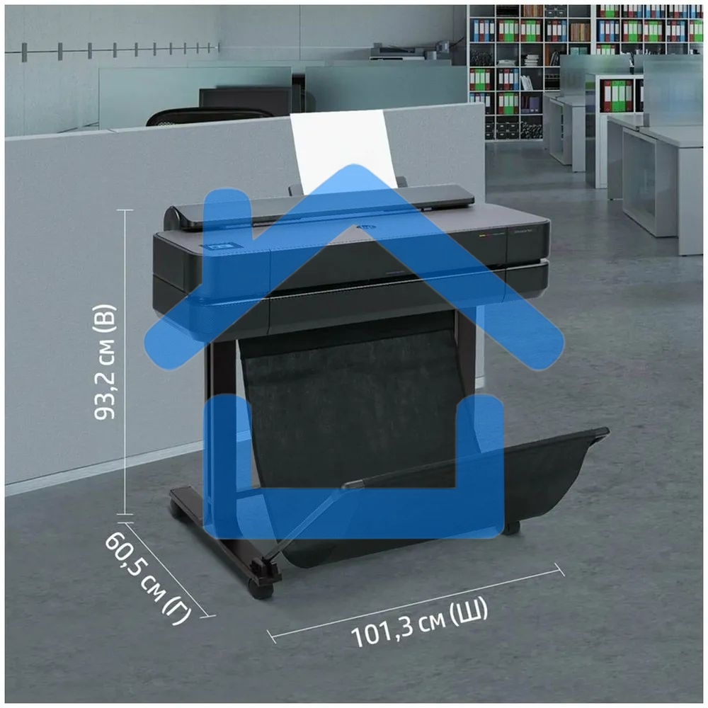 Плоттер струйный HP Designjet T630, A1, цветной, 24