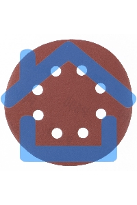 Круг абразивный Matrix на ворсовой подложке под 