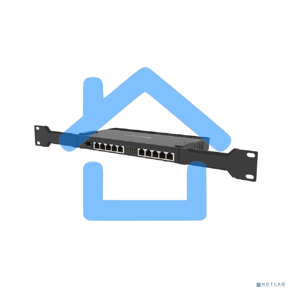 Маршрутизатор 1000M 10PORT 1SFP+ RB4011IGS+RM MIKROTIK