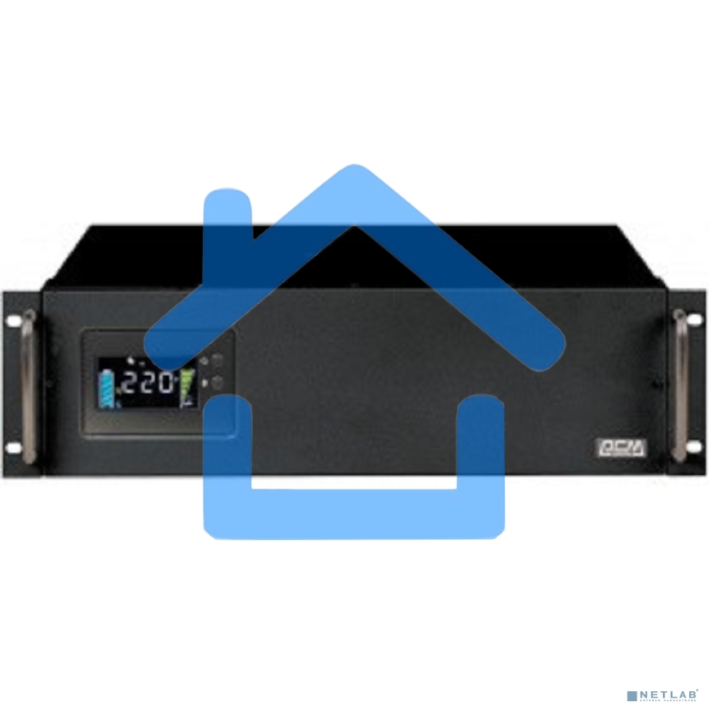 Источник бесперебойного питания Powercom King Pro RM KIN-2200AP LCD 1320Вт 2200ВА черный