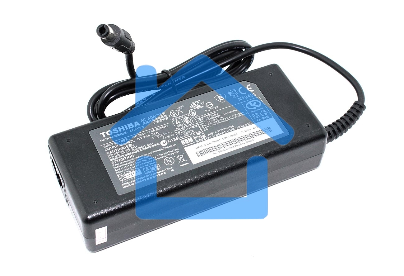 Блок питания (сетевой адаптер) для ноутбуков Toshiba 19V 4.74A 6.5x3.0 HC