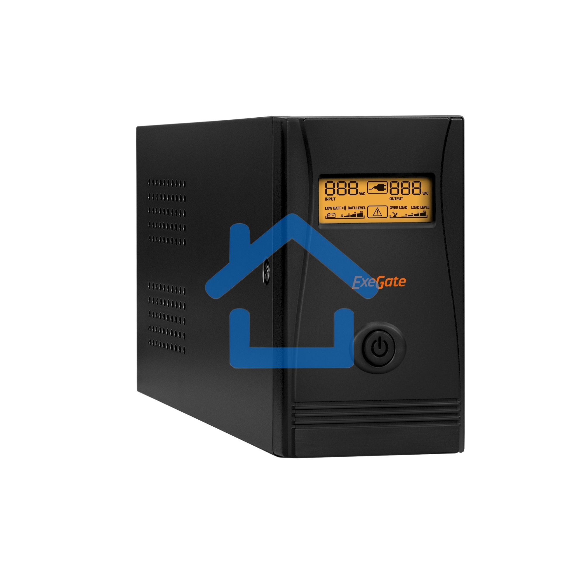 Источник бесперебойного питания ExeGate EP285583RUS SpecialPro Smart LLB-800.LCD.AVR.C13.RJ.USB 800VA/480W, LCD, AVR, 4*IEC-C13, RJ45/11, USB, черный