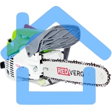 Бензопила RedVerg RD-GC25-12 1,4лс/1,0кВт; 25 куб.см; шина-30см; шаг-3/8; толщина паза-1,3мм; кол-во .вед зв.- 45; одноручная; вес-4,8 кг