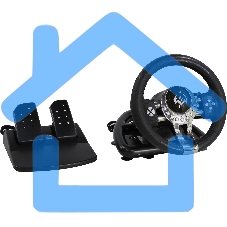 Руль SVEN GC-W700 (педали, вибро, скоба, лепестки, АКПП, D-pad, 12 кл, резин. вставки, PC/Xinput)