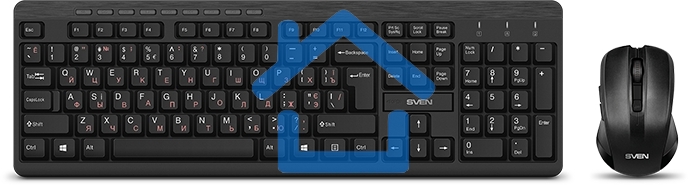 Беспроводной набор SVEN KB-C3400W клавиатура+мышь