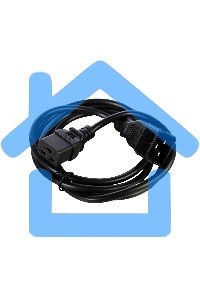 Шнур питания ЦМО с заземлением IEC 60320 C19/IEC 60320 C20, 16А/250В (3x1,5), длина 3 м. (R-16-Cord-C19-C20-3)