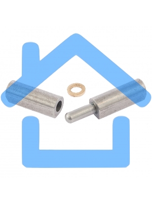 Петля каплевидная 10 х 65 мм с латунной шайбой Сибртех