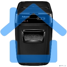 Шредер Fellowes AutoMax 150C FS-46801(01/02)* (секр.P-4)/фрагменты 4x38 мм,/150лист./32лтр./Уничт:скрепки, скобы, пл.карты,CD диски