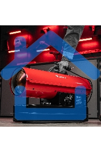 Дизельная тепловая пушка MTX DHB-10i, 10 кВт, 400 м3/ч, прямой нагрев, термостат