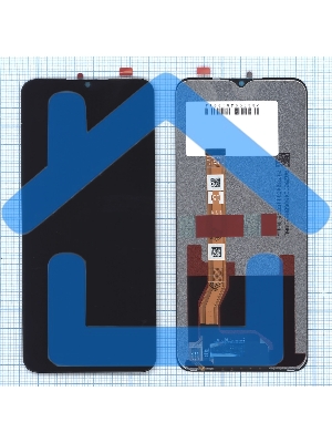 Дисплей для OPPO A17 (CPH2477), A17k (CPH2471) в сборе с тачскрином черный