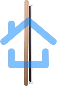 Экран Cactus 150x150см Map type CS-PSRM-150x150-BK 1:1 настенно-потолочный рулонный черный