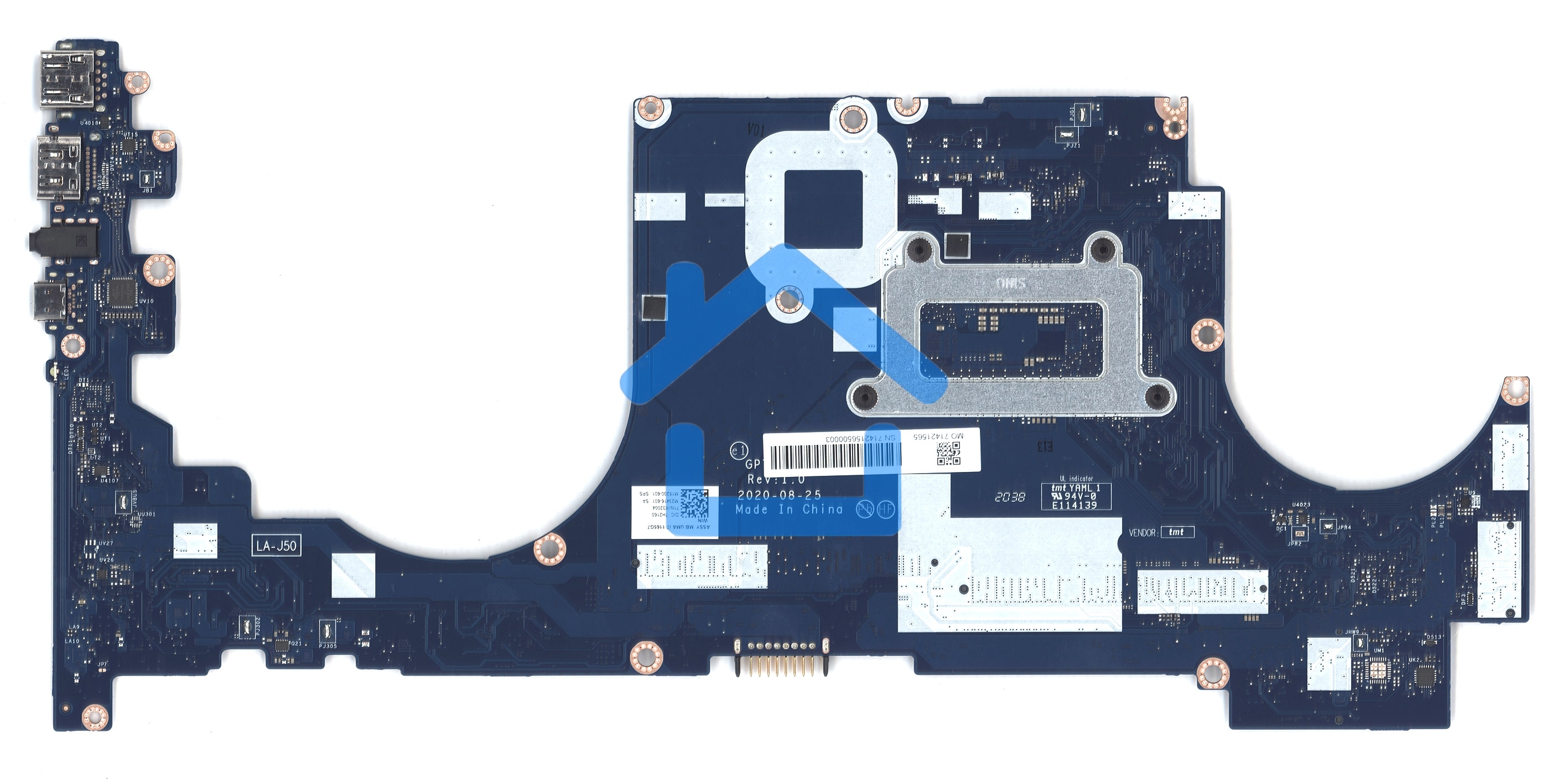 Материнская плата LA-J505P GPT70 HP Envy 17-CG i7-1165G7